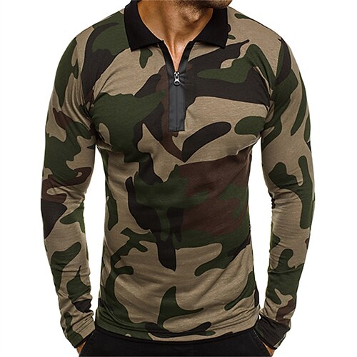Men's Camouflage Hunting T-shirt Camo / Camouflage Long Sleeve Outdoor Spring Autumn Breathable Soft Sweat wicking Top Cotton Camping / Hiking Military Training Combat White Army Green Camouflage Red
Men's Camouflage Hunting T-shirt Camo / Camouflage Long Sleeve Outdoor Spring Autumn Breathable Soft Sweat wicking Top Cotton Camping / Hiking Military Training Combat White Army Green Camouflage Red