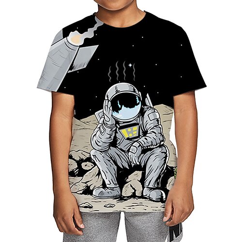 Kids Boys T shirt Tee Short Sleeve 3D Print Graphic Crewneck Black Children Tops Fall Winter Cool Outdoor Daily Regular Fit 4-12 Years
Kids Boys T shirt Tee Short Sleeve 3D Print Graphic Crewneck Black Children Tops Fall Winter Cool Outdoor Daily Regular Fit 4-12 Years
