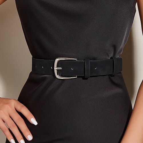 Women's Belt PU Black Waist Belt Holiday Festival Pure Color / Spring / Summer / Fall / Winter
Women's Belt PU Black Waist Belt Holiday Festival Pure Color / Spring / Summer / Fall / Winter