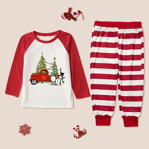 2 Pieces Kids Unisex Christmas Clothing Set Outfit Car Christmas Tree Stripe Long Sleeve Patchwork Set Indoor Daily Casual Fall Spring 2-8 Years Red
2 Pieces Kids Unisex Christmas Clothing Set Outfit Car Christmas Tree Stripe Long Sleeve Patchwork Set Indoor Daily Casual Fall Spring 2-8 Years Red