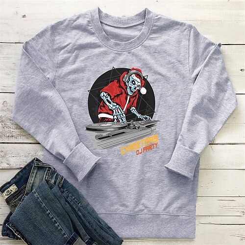 Women's Plus Size Tops Christmas Pullover Sweatshirt Hoodie Sweatshirt Skull Hat Long Sleeve Crewneck Casual Festival Halloween Cotton Fall Winter Green Pink
Women's Plus Size Tops Christmas Pullover Sweatshirt Hoodie Sweatshirt Skull Hat Long Sleeve Crewneck Casual Festival Halloween Cotton Fall Winter Green Pink