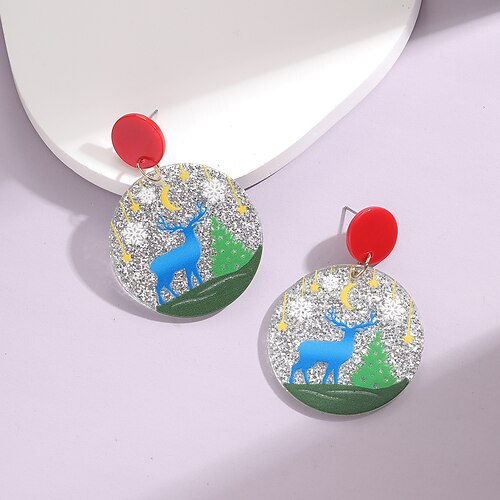1 Pair Drop Earrings Earrings For Women's Christmas Gift Festival Acrylic Resin Geometrical Holiday Fashion Birthday
1 Pair Drop Earrings Earrings For Women's Christmas Gift Festival Acrylic Resin Geometrical Holiday Fashion Birthday