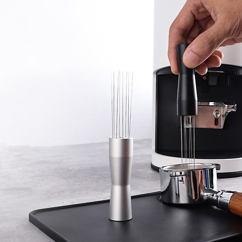 Stainless Steel Cloth Powder Dispenser Coffee Powder Breaking Needle Espresso Assistant Stirring Powder Needle Evenly Stirring Cloth Powder
Stainless Steel Cloth Powder Dispenser Coffee Powder Breaking Needle Espresso Assistant Stirring Powder Needle Evenly Stirring Cloth Powder