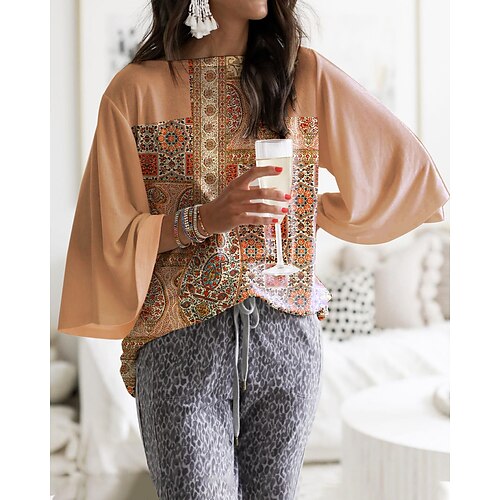 Women's Blouse Shirt Pink Graphic Print Long Sleeve Daily Weekend Streetwear Casual Round Neck Regular Floral S / 3D Print
Women's Blouse Shirt Pink Graphic Print Long Sleeve Daily Weekend Streetwear Casual Round Neck Regular Floral S / 3D Print