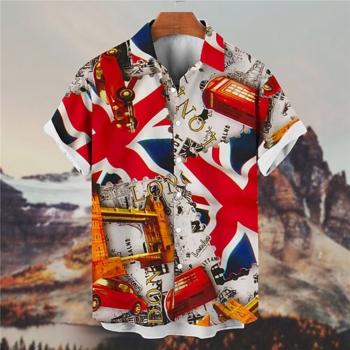 Men's Shirt Graphic Shirt Pumpkin National Flag Turndown Red 3D Print Outdoor Street Short Sleeves Button-Down Print Clothing Apparel Designer Casual Breathable / Summer / Spring / Summer
Men's Shirt Graphic Shirt Pumpkin National Flag Turndown Red 3D Print Outdoor Street Short Sleeves Button-Down Print Clothing Apparel Designer Casual Breathable / Summer / Spring / Summer