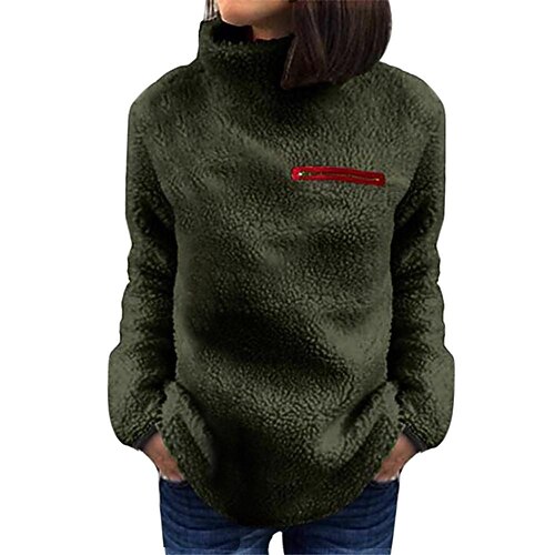 Cross-Border European And American Women In Solid Color High-Neck Long-Sleeved Plush Slim T-Shirt Sweater Spot
Cross-Border European And American Women In Solid Color High-Neck Long-Sleeved Plush Slim T-Shirt Sweater Spot
