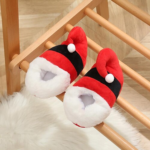 Christmas Slippers Holiday Slippers for Women Santa Claus Costume Accessories Plush Slippers Non Slip Slippers for Christmas Xmas Holiday Winter
Christmas Slippers Holiday Slippers for Women Santa Claus Costume Accessories Plush Slippers Non Slip Slippers for Christmas Xmas Holiday Winter
