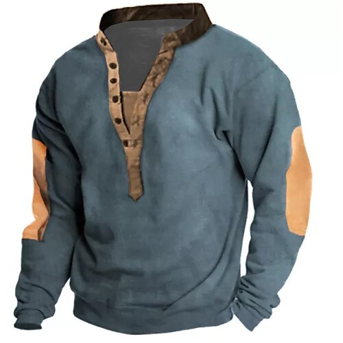 Men's Unisex Sweatshirt Pullover Button Up Hoodie Blue Standing Collar Color Block Graphic Prints Print Casual Daily Sports 3D Print Streetwear Designer Casual Spring & Fall Clothing Apparel Hoodies
Men's Unisex Sweatshirt Pullover Button Up Hoodie Blue Standing Collar Color Block Graphic Prints Print Casual Daily Sports 3D Print Streetwear Designer Casual Spring & Fall Clothing Apparel Hoodies