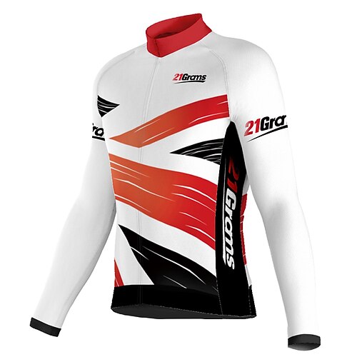 21Grams Per uomo Maglia da ciclismo Manica lunga Bicicletta Superiore con 3 tasche posteriori Ciclismo da montagna Cicismo su strada Traspirante Traspirazione umidità Asciugatura rapida Strisce
21Grams Per uomo Maglia da ciclismo Manica lunga Bicicletta Superiore con 3 tasche posteriori Ciclismo da montagna Cicismo su strada Traspirante Traspirazione umidità Asciugatura rapida Strisce