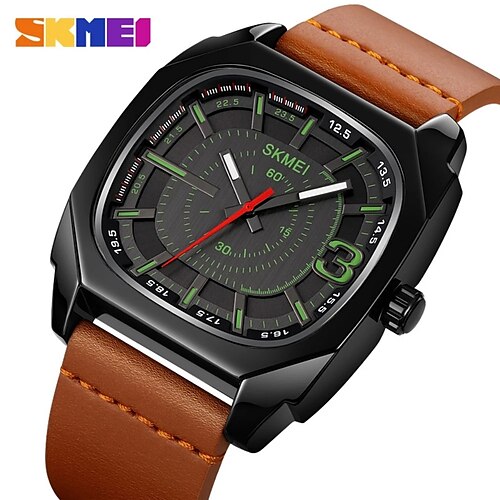 SKMEI Fashion Business Quartz Watches For Men Waterproof Top Brand Luxury Leather Square Man Wristwatches 1822
SKMEI Fashion Business Quartz Watches For Men Waterproof Top Brand Luxury Leather Square Man Wristwatches 1822