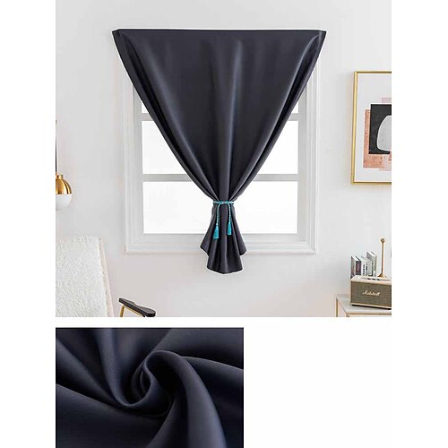 Autohesion Blackout Curtain Self Adhesive Windows Curtains for Thermal Lnsulated Kitchen Room Darkening Black Small Drapes
Autohesion Blackout Curtain Self Adhesive Windows Curtains for Thermal Lnsulated Kitchen Room Darkening Black Small Drapes