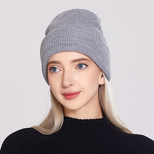 Men's Women's Slouchy Beanie Hat Outdoor Home Daily Solid / Plain Color Knitting Casual Casual / Daily 1 pcs
Men's Women's Slouchy Beanie Hat Outdoor Home Daily Solid / Plain Color Knitting Casual Casual / Daily 1 pcs