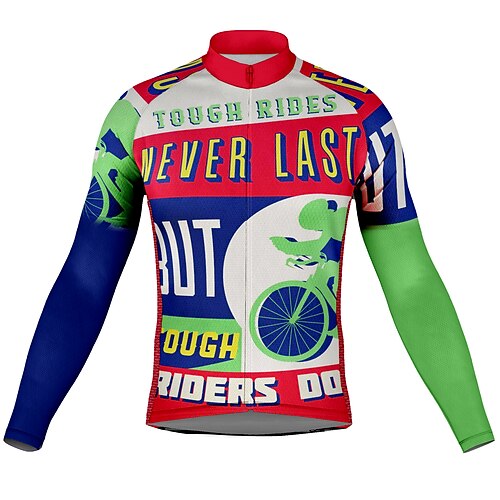 21Grams Men's Cycling Jersey Long Sleeve Bike Top with 3 Rear Pockets Mountain Bike MTB Road Bike Cycling Breathable Quick Dry Moisture Wicking Reflective Strips Green Graphic Polyester Spandex Sports
21Grams Men's Cycling Jersey Long Sleeve Bike Top with 3 Rear Pockets Mountain Bike MTB Road Bike Cycling Breathable Quick Dry Moisture Wicking Reflective Strips Green Graphic Polyester Spandex Sports
