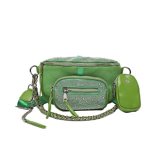 Women's Leather Bag Crossbody Bag PU Leather Zipper Geometric Daily Going out Green White Black Blue
Women's Leather Bag Crossbody Bag PU Leather Zipper Geometric Daily Going out Green White Black Blue