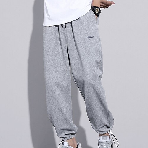Men's Sweatpants Joggers Trousers Drawstring Elastic Waist Letter Comfort Breathable Casual Daily Streetwear Cotton Blend Sports Fashion Grey High Waist Micro-elastic
Men's Sweatpants Joggers Trousers Drawstring Elastic Waist Letter Comfort Breathable Casual Daily Streetwear Cotton Blend Sports Fashion Grey High Waist Micro-elastic