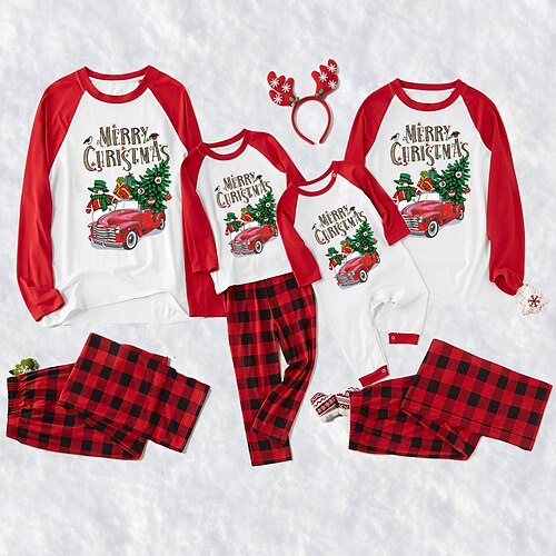 Santa Claus Family Christmas Pajamas Nightwear Men's Women's Boys Girls' Cute Sweet Christmas New Year Christmas Eve Kid's Adults' Home Wear Polyester Top Pants
Santa Claus Family Christmas Pajamas Nightwear Men's Women's Boys Girls' Cute Sweet Christmas New Year Christmas Eve Kid's Adults' Home Wear Polyester Top Pants