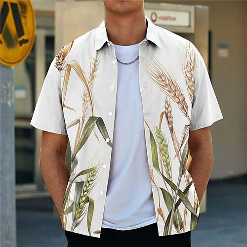 Men's Shirt Graphic Shirt Food Turndown White 3D Print Outdoor Street Short Sleeves Button-Down Print Clothing Apparel Fashion Designer Casual Breathable / Summer / Spring / Summer
Men's Shirt Graphic Shirt Food Turndown White 3D Print Outdoor Street Short Sleeves Button-Down Print Clothing Apparel Fashion Designer Casual Breathable / Summer / Spring / Summer