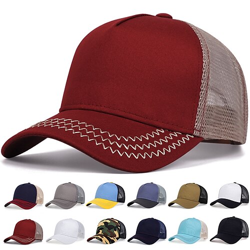 Herre Trucker Hat Svart Hvit Bomull Spenne Moderne Moderne Dagligdagstøy Feriereise Kamuflasje Solkrem Sport
Herre Trucker Hat Svart Hvit Bomull Spenne Moderne Moderne Dagligdagstøy Feriereise Kamuflasje Solkrem Sport