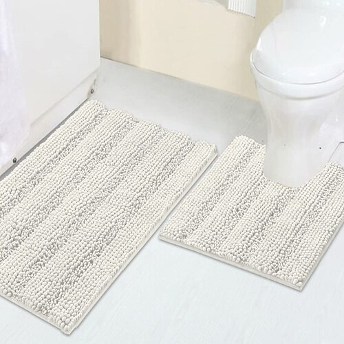 Badezimmerteppich, rutschfeste Badematte, weiche, gemütliche, zottelige, langlebige, dicke Badteppiche für das Badezimmer, leichter zu trocknen, Plüschteppiche für Badewannen, Regenduschen und unter
Badezimmerteppich, rutschfeste Badematte, weiche, gemütliche, zottelige, langlebige, dicke Badteppiche für das Badezimmer, leichter zu trocknen, Plüschteppiche für Badewannen, Regenduschen und unter