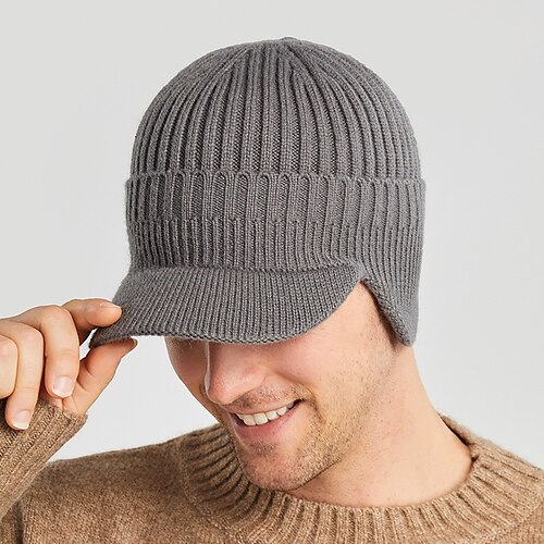 Men's Baseball Hat Slouchy Beanie Hat Outdoor Daily Solid / Plain Color Knit Casual Warm Casual / Daily 1 pcs
Men's Baseball Hat Slouchy Beanie Hat Outdoor Daily Solid / Plain Color Knit Casual Warm Casual / Daily 1 pcs