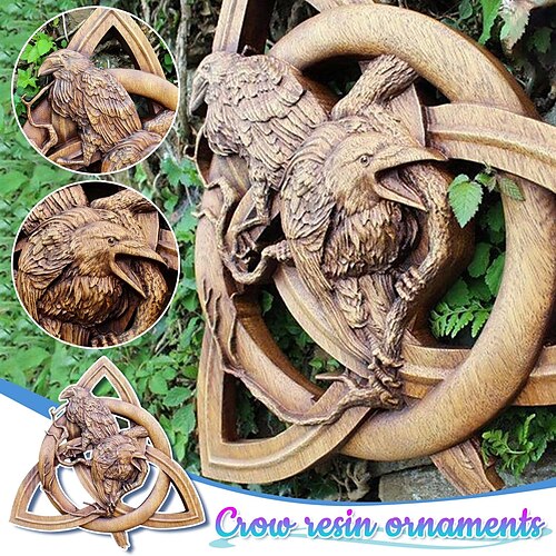 Halloween Crow On The Magic Knot Resin Ornament Garden Outdoor Decoration Artwork Gift Garden Tool Outdoor Statue Gardening Decor For Gar
Halloween Crow On The Magic Knot Resin Ornament Garden Outdoor Decoration Artwork Gift Garden Tool Outdoor Statue Gardening Decor For Gar