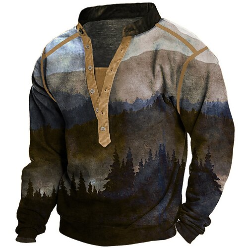 Men's Unisex Sweatshirt Pullover Button Up Hoodie Brown Standing Collar Tree Graphic Prints Print Casual Daily Sports 3D Print Streetwear Designer Casual Spring & Fall Clothing Apparel Hoodies
Men's Unisex Sweatshirt Pullover Button Up Hoodie Brown Standing Collar Tree Graphic Prints Print Casual Daily Sports 3D Print Streetwear Designer Casual Spring & Fall Clothing Apparel Hoodies