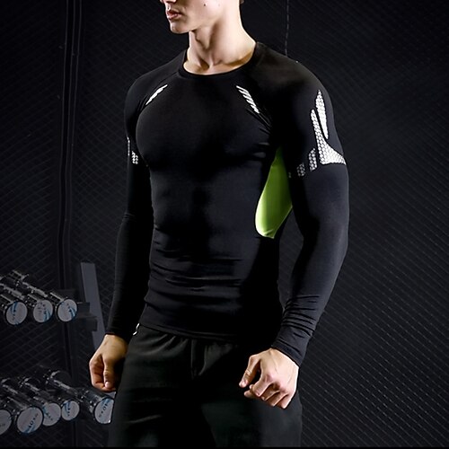 Men's Running T-Shirt Compression Shirt Long Sleeve Compression Clothing Athletic Winter Fleece Breathable Quick Dry Moisture Wicking Gym Workout Running Active Training Sportswear Activewear Color
Men's Running T-Shirt Compression Shirt Long Sleeve Compression Clothing Athletic Winter Fleece Breathable Quick Dry Moisture Wicking Gym Workout Running Active Training Sportswear Activewear Color