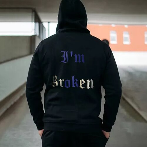 Men's Pullover Hoodie Sweatshirt Hooded Graphic Letter Print Sports Outdoor Daily Sports Hot Stamping Basic Cool Designer Clothing Apparel Hoodies Sweatshirts Long Sleeve Black / Spring / Fall
Men's Pullover Hoodie Sweatshirt Hooded Graphic Letter Print Sports Outdoor Daily Sports Hot Stamping Basic Cool Designer Clothing Apparel Hoodies Sweatshirts Long Sleeve Black / Spring / Fall