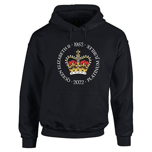 Inspired by Queen's Platinum Jubilee 2022 Elizabeth 70 Years Queen Elizabeth II 1952-2022 Hoodie Anime 100% Polyester Anime Front Pocket Graphic Hoodie For Men's / Women's / Couple's
Inspired by Queen's Platinum Jubilee 2022 Elizabeth 70 Years Queen Elizabeth II 1952-2022 Hoodie Anime 100% Polyester Anime Front Pocket Graphic Hoodie For Men's / Women's / Couple's