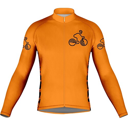 21Grams Men's Cycling Jersey Long Sleeve Bike Top with 3 Rear Pockets Mountain Bike MTB Road Bike Cycling Breathable Quick Dry Moisture Wicking Reflective Strips Orange Graphic Polyester Spandex
21Grams Men's Cycling Jersey Long Sleeve Bike Top with 3 Rear Pockets Mountain Bike MTB Road Bike Cycling Breathable Quick Dry Moisture Wicking Reflective Strips Orange Graphic Polyester Spandex