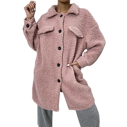 Women's Winter Coat Warm Breathable Outdoor Daily Wear Vacation Going out Pocket Single Breasted Turndown Active Fashion Comfortable Street Style Solid Color Regular Fit Outerwear Long Sleeve Winter
Women's Winter Coat Warm Breathable Outdoor Daily Wear Vacation Going out Pocket Single Breasted Turndown Active Fashion Comfortable Street Style Solid Color Regular Fit Outerwear Long Sleeve Winter