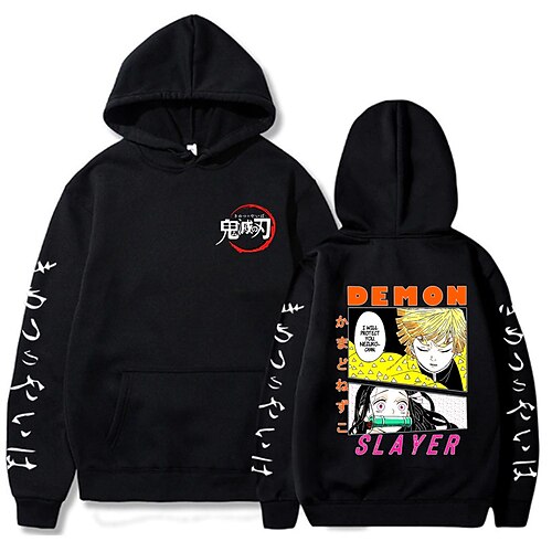Inspired by Demon Slayer Agatsuma Zenitsu Hoodie Cartoon Manga Anime Front Pocket Graphic Hoodie For Men's Women's Unisex Adults' Hot Stamping 100% Polyester
Inspired by Demon Slayer Agatsuma Zenitsu Hoodie Cartoon Manga Anime Front Pocket Graphic Hoodie For Men's Women's Unisex Adults' Hot Stamping 100% Polyester