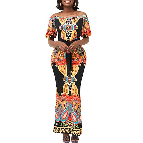 Women's Bodycon Sheath Dress Maxi long Dress Rainbow Short Sleeve Floral Geometric Butterfly Lace up Fall Autumn Off Shoulder Stylish Modern 2022 S M L XL XXL
Women's Bodycon Sheath Dress Maxi long Dress Rainbow Short Sleeve Floral Geometric Butterfly Lace up Fall Autumn Off Shoulder Stylish Modern 2022 S M L XL XXL