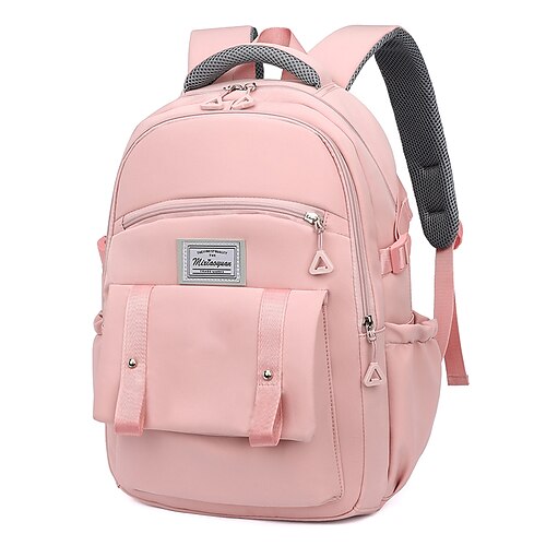 Women's Unisex School Bag Bookbag Commuter Backpack Functional Backpack Oxford Cloth Nylon Solid Color Large Capacity Waterproof Zipper School Daily Black Gray Purple
Women's Unisex School Bag Bookbag Commuter Backpack Functional Backpack Oxford Cloth Nylon Solid Color Large Capacity Waterproof Zipper School Daily Black Gray Purple