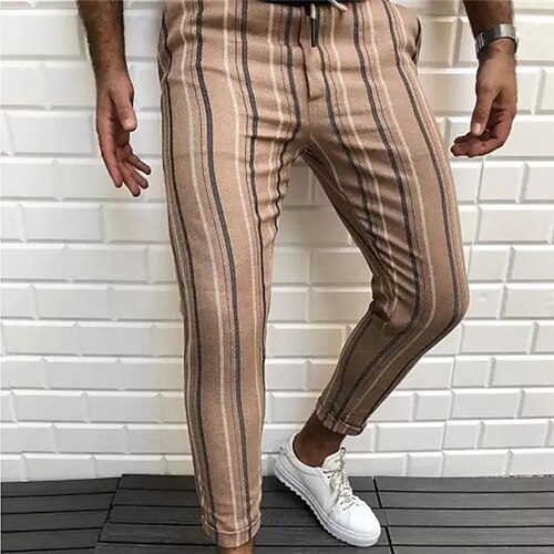 Men's Joggers Tapered pants Trousers Casual Pants Plaid Drawstring Trousers Pocket Elastic Waist Grid / Plaid Comfort Soft Daily Holiday Streetwear Casual Dark Khaki Royal Blue Micro-elastic
Men's Joggers Tapered pants Trousers Casual Pants Plaid Drawstring Trousers Pocket Elastic Waist Grid / Plaid Comfort Soft Daily Holiday Streetwear Casual Dark Khaki Royal Blue Micro-elastic
