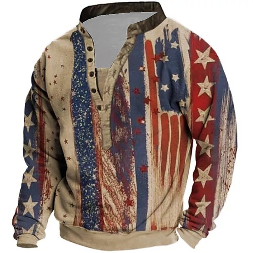 Men's Unisex Sweatshirt Pullover Button Up Hoodie Graphic Prints National Flag Print Casual Daily Sports 3D Print Streetwear Designer Casual Hoodies Sweatshirts Long Sleeve Khaki
Men's Unisex Sweatshirt Pullover Button Up Hoodie Graphic Prints National Flag Print Casual Daily Sports 3D Print Streetwear Designer Casual Hoodies Sweatshirts Long Sleeve Khaki