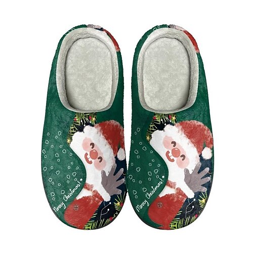 Christmas Slippers for Family Elk Bell Santa Claus Fuzzy House Slippers for Women Lightweight Non-Slip Furry Indoor Slipper
Christmas Slippers for Family Elk Bell Santa Claus Fuzzy House Slippers for Women Lightweight Non-Slip Furry Indoor Slipper