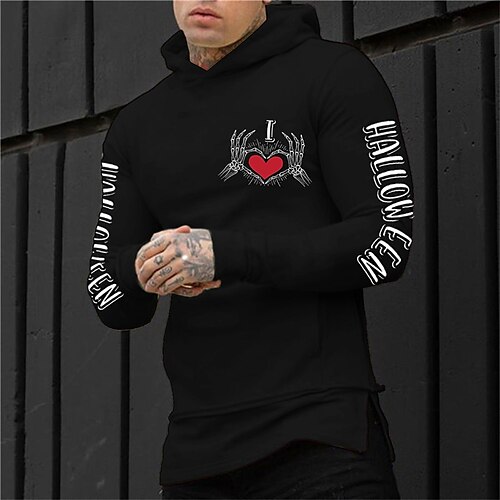 Men's Hoodie Black Hooded Graphic Letter Print Sports & Outdoor Streetwear Cool Designer Casual Winter Fall Clothing Apparel Hoodies Sweatshirts Long Sleeve / Spring
Men's Hoodie Black Hooded Graphic Letter Print Sports & Outdoor Streetwear Cool Designer Casual Winter Fall Clothing Apparel Hoodies Sweatshirts Long Sleeve / Spring