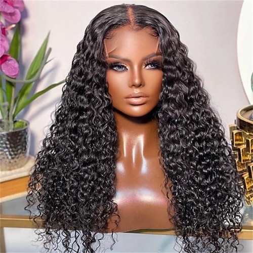 

Glueless lace Wig Deep Wave Glueless 5x5 Closure Undetectable Lace Wig Real HD Lace