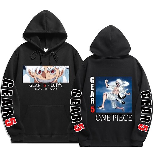 Inspired by One Piece Monkey D. Luffy Hoodie Cartoon Manga Anime Front Pocket Graphic Hoodie For Men's Women's Unisex Adults' Hot Stamping 100% Polyester
Inspired by One Piece Monkey D. Luffy Hoodie Cartoon Manga Anime Front Pocket Graphic Hoodie For Men's Women's Unisex Adults' Hot Stamping 100% Polyester