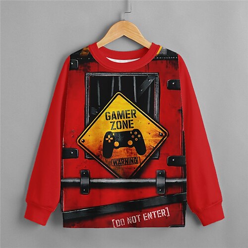Kids Boys Sweatshirt Letter Outdoor 3D Print Long Sleeve Crewneck Active 3-12 Years Winter Red
Kids Boys Sweatshirt Letter Outdoor 3D Print Long Sleeve Crewneck Active 3-12 Years Winter Red