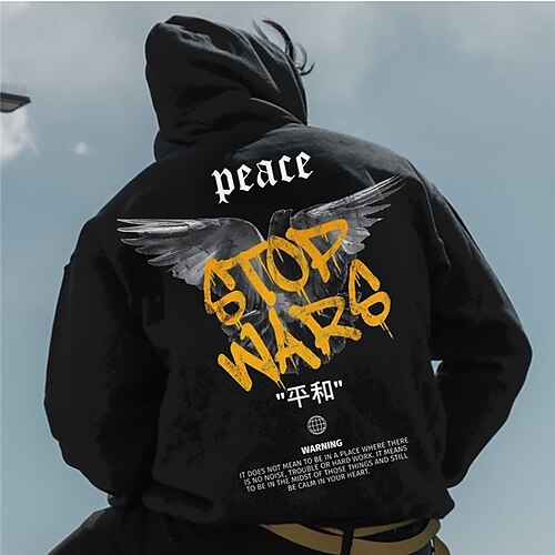 Men's Unisex Pullover Hoodie Sweatshirt Black Hooded Letter Graphic Prints Print Daily Sports 3D Print Streetwear Designer Casual Spring & Fall Clothing Apparel Hoodies Sweatshirts Long Sleeve
Men's Unisex Pullover Hoodie Sweatshirt Black Hooded Letter Graphic Prints Print Daily Sports 3D Print Streetwear Designer Casual Spring & Fall Clothing Apparel Hoodies Sweatshirts Long Sleeve