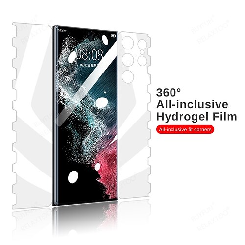 360 Full Cover Butterfly Hydrogel Film For Samsung Galaxy S22 Ultra 5G HD Screen Protector For Samsung S22 plus s22 S22Ultra
360 Full Cover Butterfly Hydrogel Film For Samsung Galaxy S22 Ultra 5G HD Screen Protector For Samsung S22 plus s22 S22Ultra