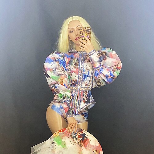 Dansekostumer Eksotisk dansetøj Top Printer Dame Fest Ydeevne Langærmet Polyester
Dansekostumer Eksotisk dansetøj Top Printer Dame Fest Ydeevne Langærmet Polyester