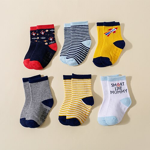 Toddler Boys Socks Multicolor Color Block Print Spring Fall Cute Daily Wear 1-12 Years
Toddler Boys Socks Multicolor Color Block Print Spring Fall Cute Daily Wear 1-12 Years