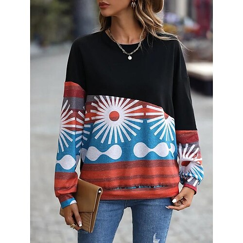 Women's Sweatshirt Pullover Crew Neck Graphic Print Daily Sports 3D Print Active Streetwear Clothing Apparel Hoodies Sweatshirts Black
Women's Sweatshirt Pullover Crew Neck Graphic Print Daily Sports 3D Print Active Streetwear Clothing Apparel Hoodies Sweatshirts Black