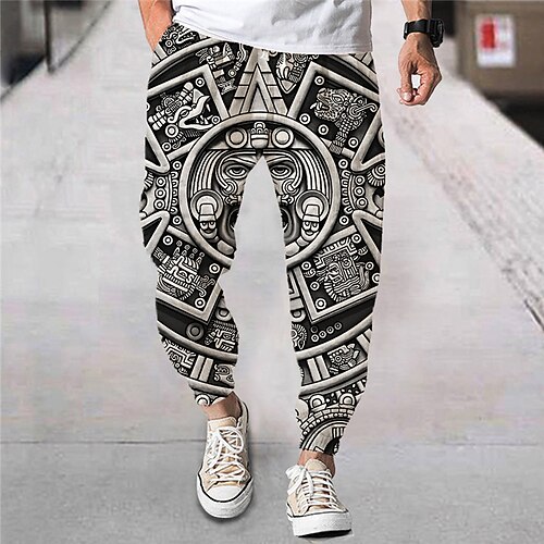 Men's Joggers Trousers Drawstring Elastic Waist 3D Print Graphic Prints Comfort Breathable Sports Outdoor Casual Daily Streetwear Designer Black Micro-elastic
Men's Joggers Trousers Drawstring Elastic Waist 3D Print Graphic Prints Comfort Breathable Sports Outdoor Casual Daily Streetwear Designer Black Micro-elastic