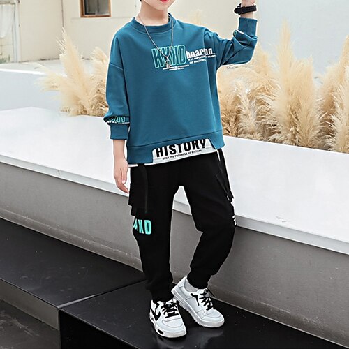 2 pezzi Bambino Da ragazzo Felpa con cappuccio e pantaloni Completo Vestito Cartoni animati Alfabetico Manica lunga Cotone Impostare Strada Fantastico Stile di strada Inverno Autunno 3-13 anni Nero
2 pezzi Bambino Da ragazzo Felpa con cappuccio e pantaloni Completo Vestito Cartoni animati Alfabetico Manica lunga Cotone Impostare Strada Fantastico Stile di strada Inverno Autunno 3-13 anni Nero