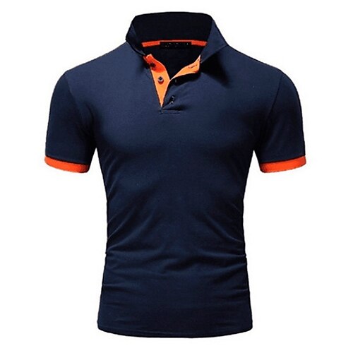 Men's Collar Polo Shirt Golf Shirt Color Block Turndown Blue Dark Gray Street Daily Short Sleeve Patchwork Button-Down Clothing Apparel Fashion Designer Casual Comfortable / Sports
Men's Collar Polo Shirt Golf Shirt Color Block Turndown Blue Dark Gray Street Daily Short Sleeve Patchwork Button-Down Clothing Apparel Fashion Designer Casual Comfortable / Sports