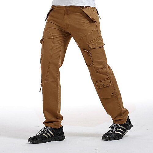 Men's Cargo Pants Tactical Pants Trousers Work Pants Patchwork Multi Pocket Straight Leg Solid Color Full Length Cotton Turkish army green Drk Khaki Micro-elastic
Men's Cargo Pants Tactical Pants Trousers Work Pants Patchwork Multi Pocket Straight Leg Solid Color Full Length Cotton Turkish army green Drk Khaki Micro-elastic